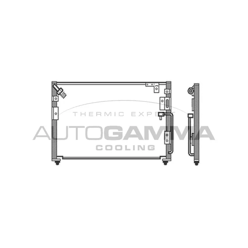 Condenseur, climatisation AUTOGAMMA 103936