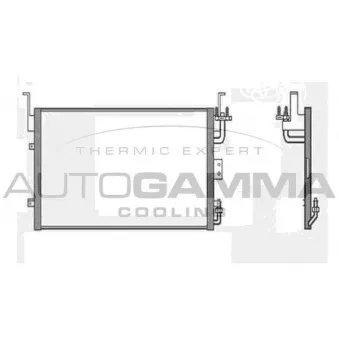 Condenseur, climatisation AUTOGAMMA 103937