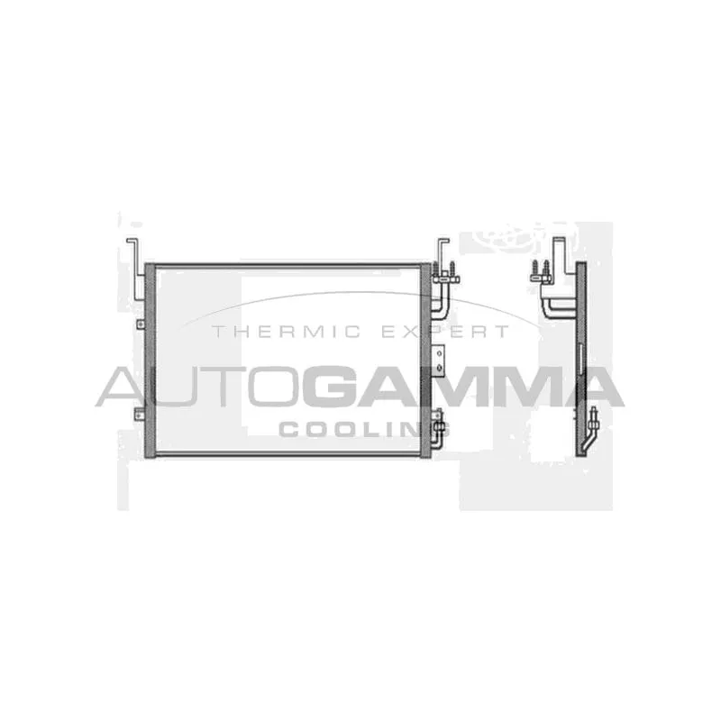 Condenseur, climatisation AUTOGAMMA 103937