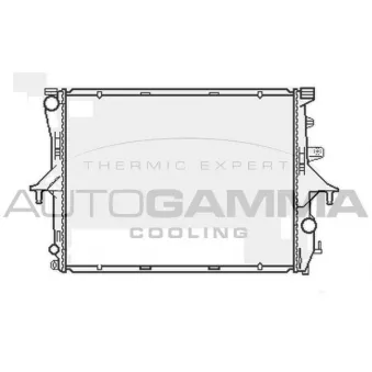 Radiateur, refroidissement du moteur AUTOGAMMA 103941