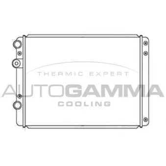 Radiateur, refroidissement du moteur AUTOGAMMA 103944