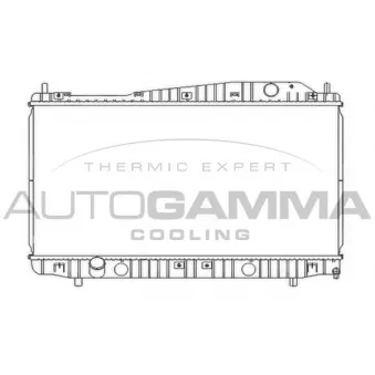 Radiateur, refroidissement du moteur AUTOGAMMA