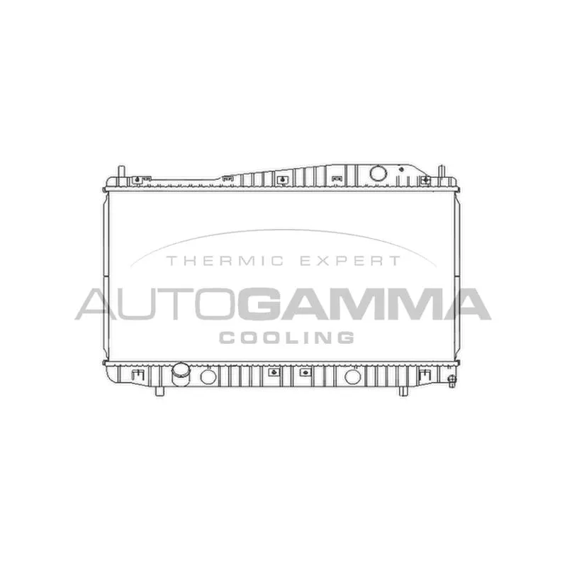 Radiateur, refroidissement du moteur AUTOGAMMA 103952