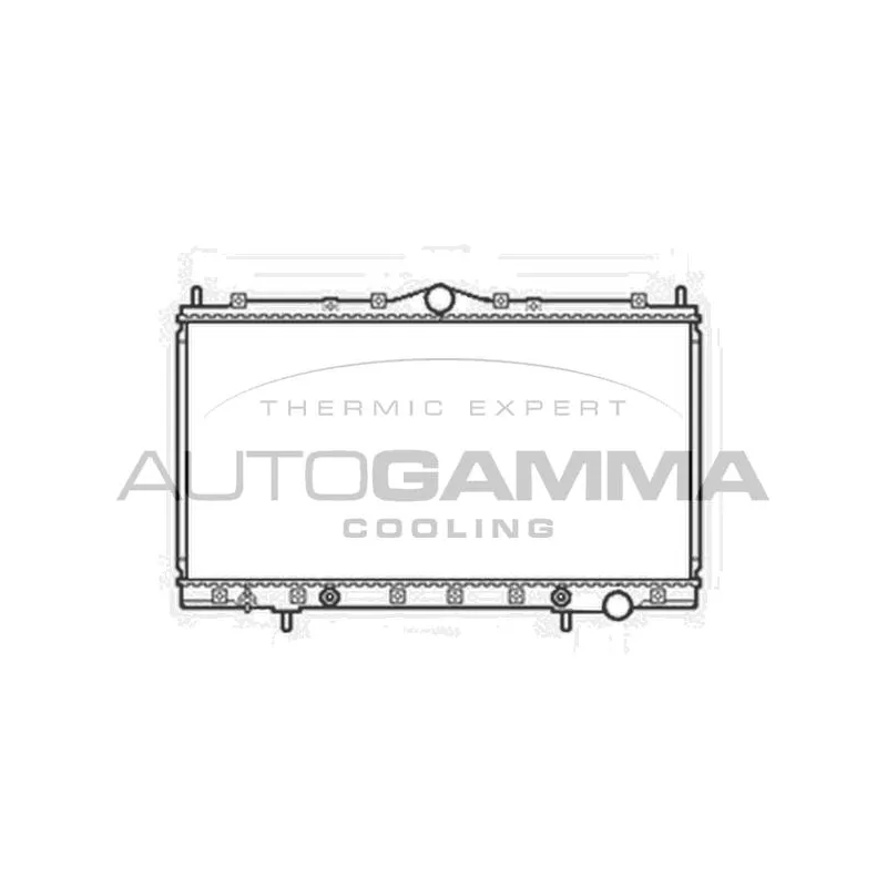 Radiateur, refroidissement du moteur AUTOGAMMA 103956