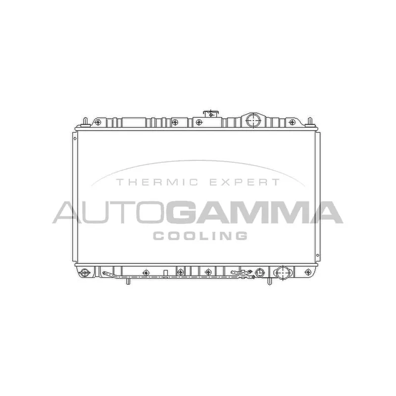 Radiateur, refroidissement du moteur AUTOGAMMA 103957