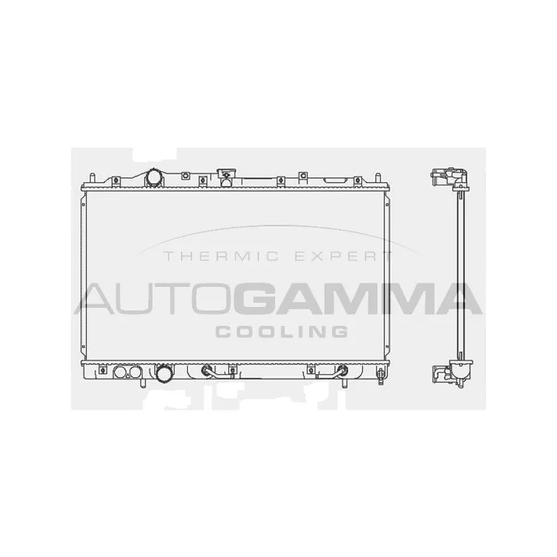 Radiateur, refroidissement du moteur AUTOGAMMA 103958