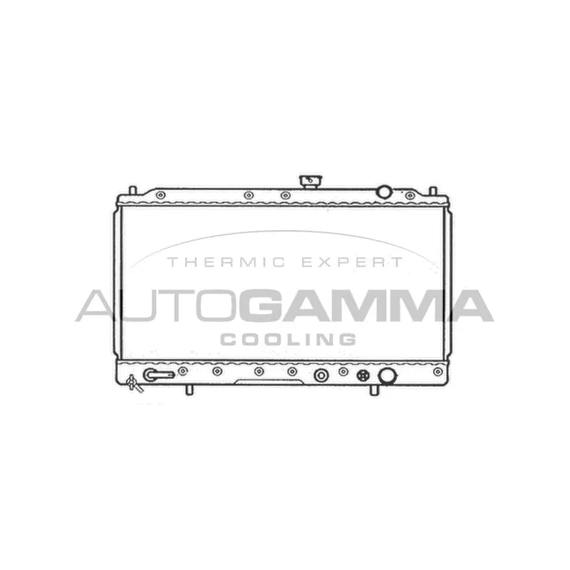 Radiateur, refroidissement du moteur AUTOGAMMA 103959