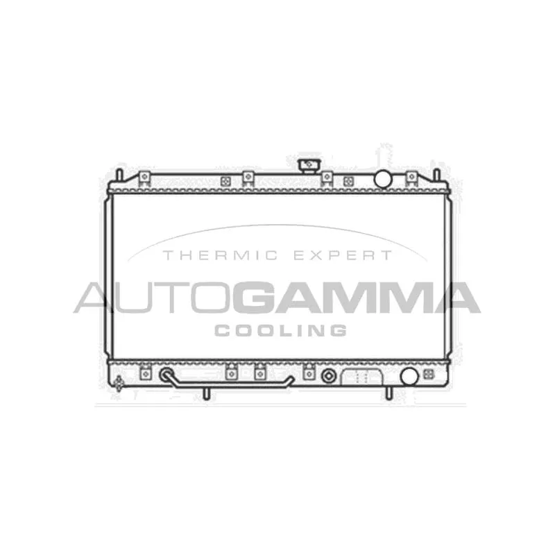 Radiateur, refroidissement du moteur AUTOGAMMA 103962
