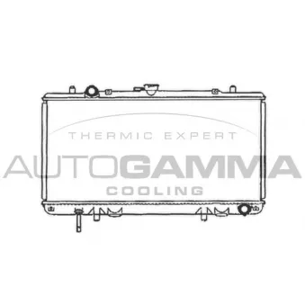 Radiateur, refroidissement du moteur AUTOGAMMA 103964