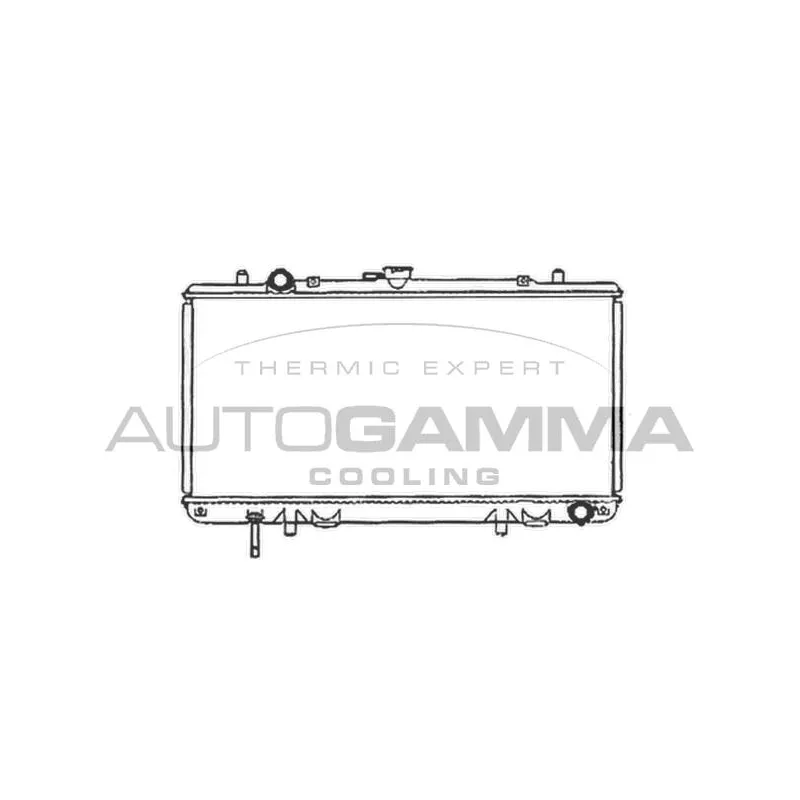 Radiateur, refroidissement du moteur AUTOGAMMA 103964