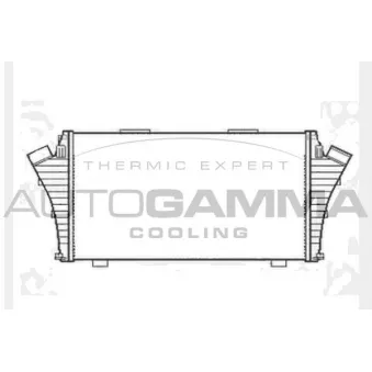 Intercooler, échangeur AUTOGAMMA 103977