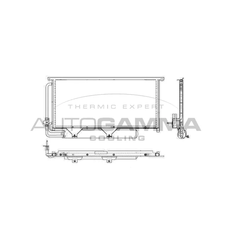 Condenseur, climatisation AUTOGAMMA 103984