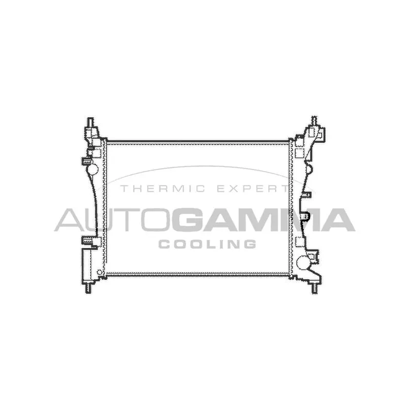 Radiateur, refroidissement du moteur AUTOGAMMA 103985