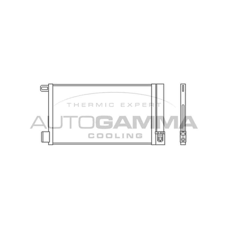 Condenseur, climatisation AUTOGAMMA 103989