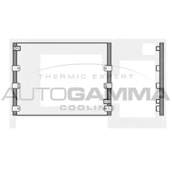 Condenseur, climatisation AUTOGAMMA 104001