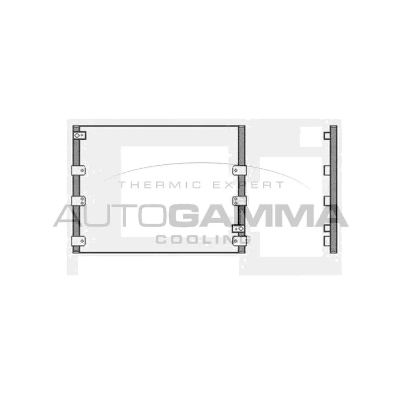 Condenseur, climatisation AUTOGAMMA 104001
