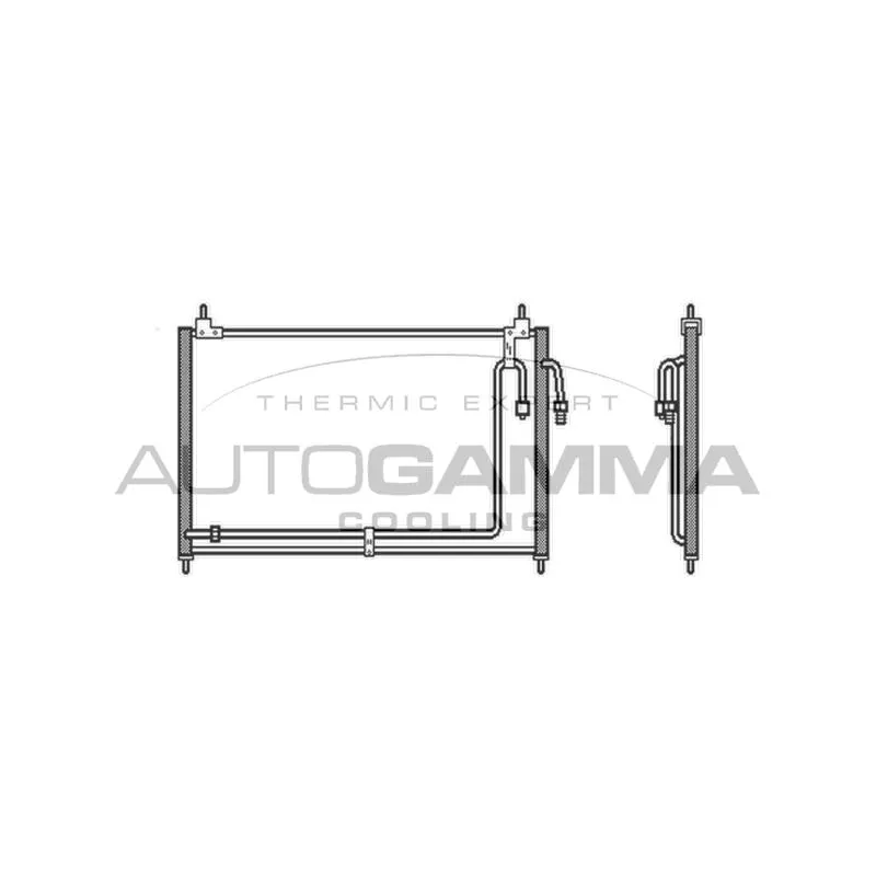 Condenseur, climatisation AUTOGAMMA 104003