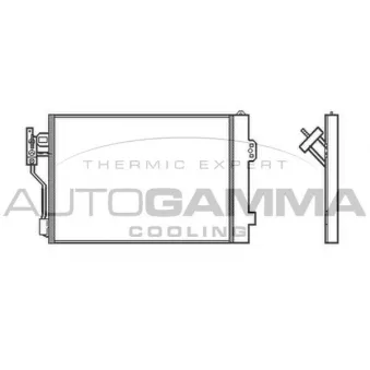 Condenseur, climatisation AUTOGAMMA 104004