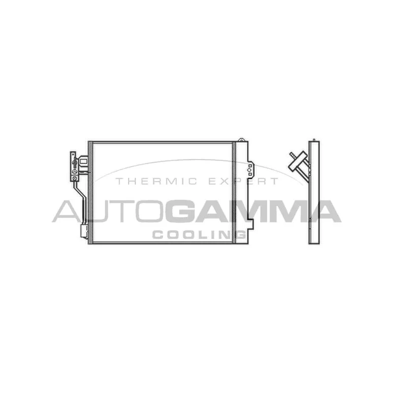 Condenseur, climatisation AUTOGAMMA 104004