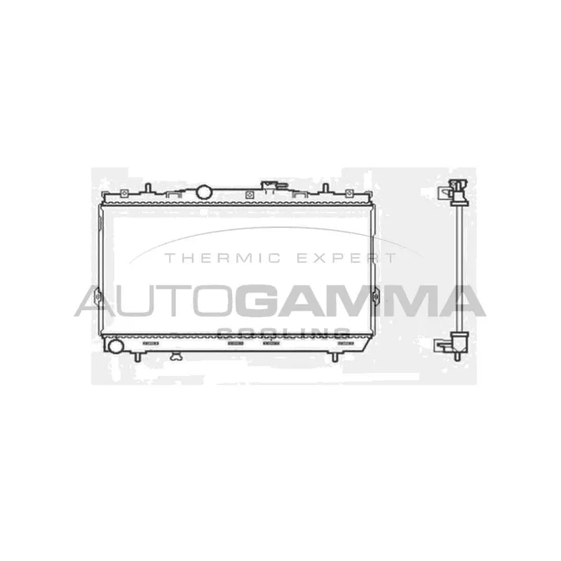 Radiateur, refroidissement du moteur AUTOGAMMA 104005