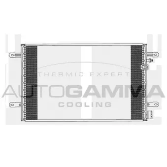 Condenseur, climatisation AUTOGAMMA 104007