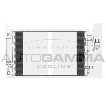 Condenseur, climatisation AUTOGAMMA 104013