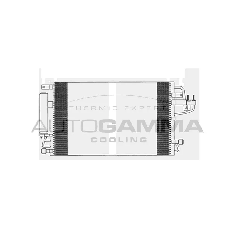 Condenseur, climatisation AUTOGAMMA 104013