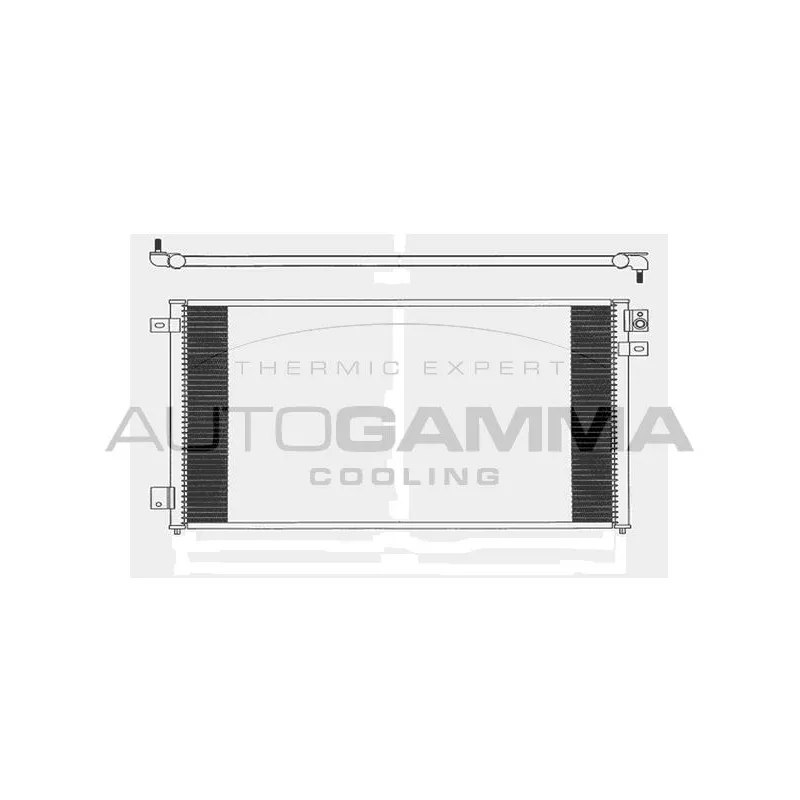 Condenseur, climatisation AUTOGAMMA 104014