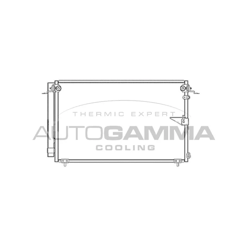 Condenseur, climatisation AUTOGAMMA 104015