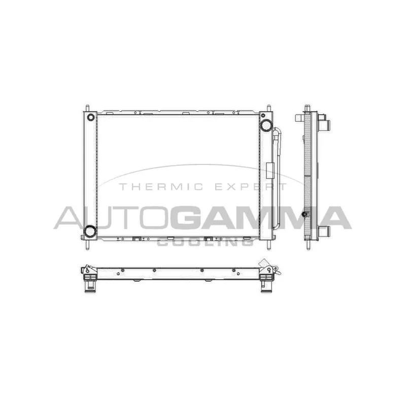 Radiateur, refroidissement du moteur AUTOGAMMA 104017