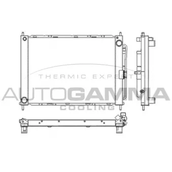 Ensemble condenseur et radiateur AUTOGAMMA