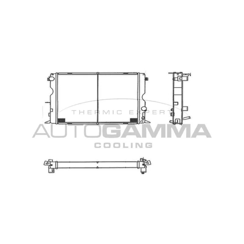 Radiateur, refroidissement du moteur AUTOGAMMA 104020