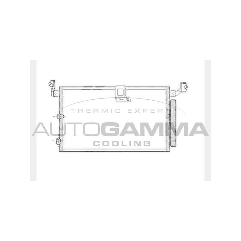 Condenseur, climatisation AUTOGAMMA 104026