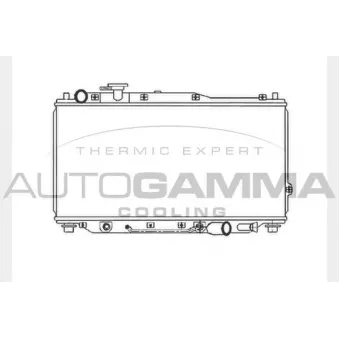 Radiateur, refroidissement du moteur AUTOGAMMA 104031
