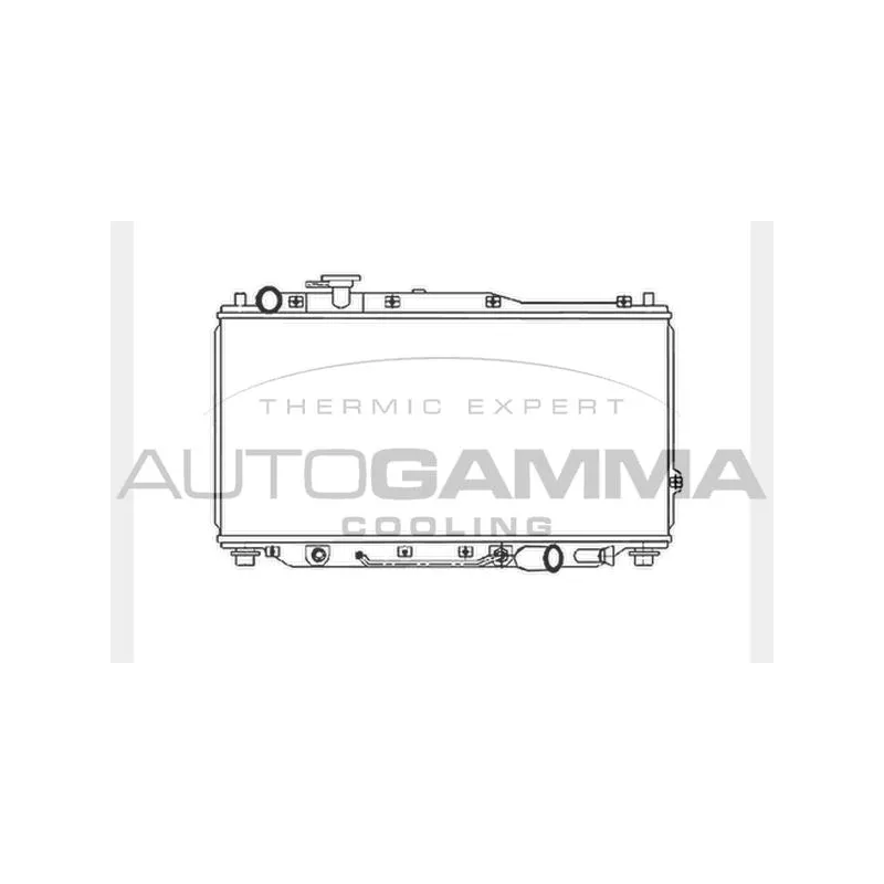 Radiateur, refroidissement du moteur AUTOGAMMA 104031