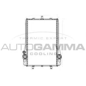 Radiateur, refroidissement du moteur AUTOGAMMA 104035