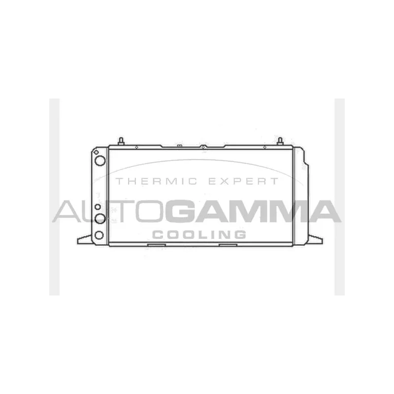 Radiateur, refroidissement du moteur AUTOGAMMA 104037