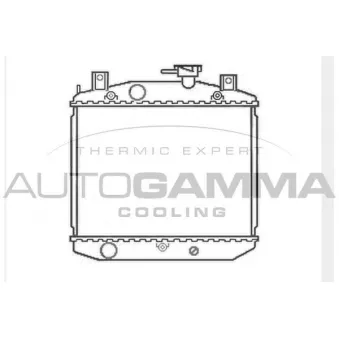 Radiateur, refroidissement du moteur AUTOGAMMA 104038