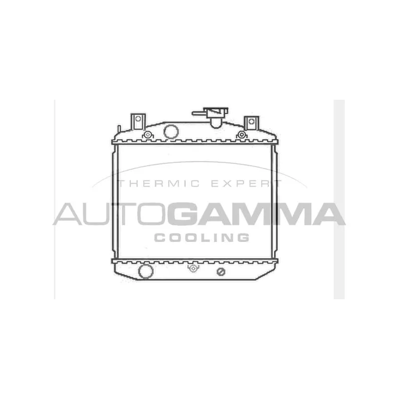 Radiateur, refroidissement du moteur AUTOGAMMA 104038