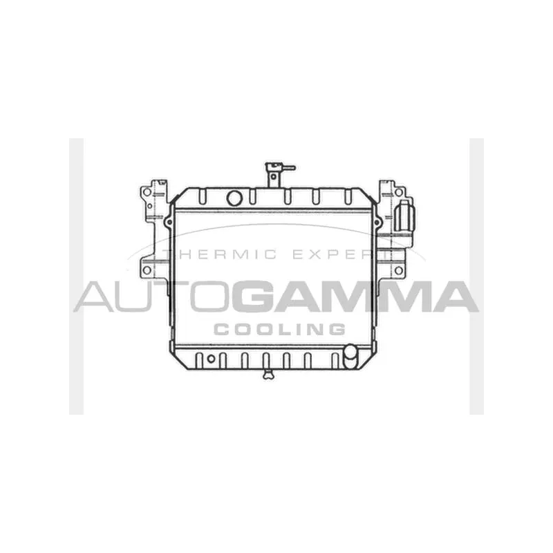 Radiateur, refroidissement du moteur AUTOGAMMA 104039