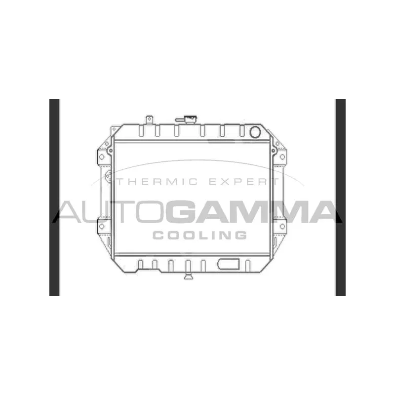 Radiateur, refroidissement du moteur AUTOGAMMA 104040