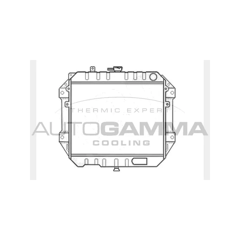 Radiateur, refroidissement du moteur AUTOGAMMA 104041