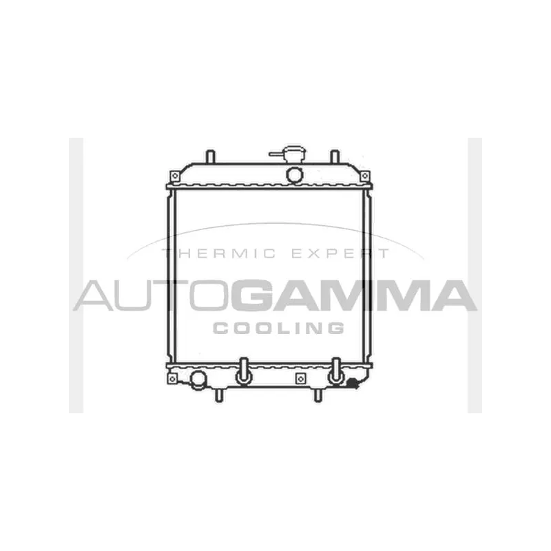 Radiateur, refroidissement du moteur AUTOGAMMA 104042