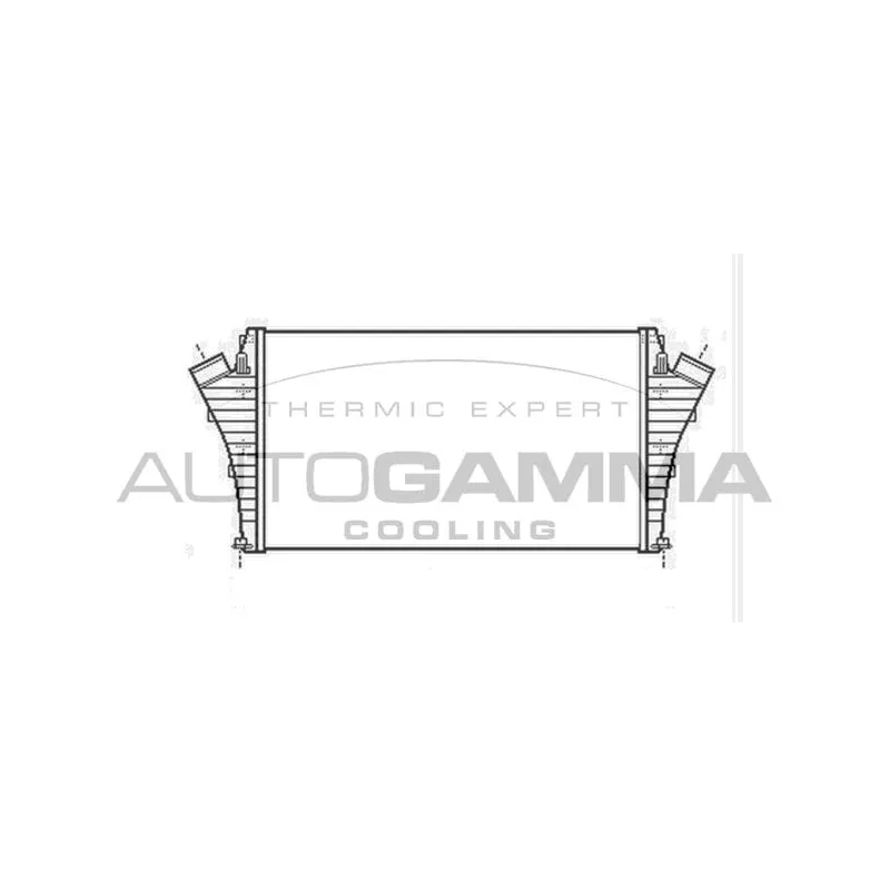 Intercooler, échangeur AUTOGAMMA 104044