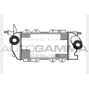 Intercooler, échangeur AUTOGAMMA 104045