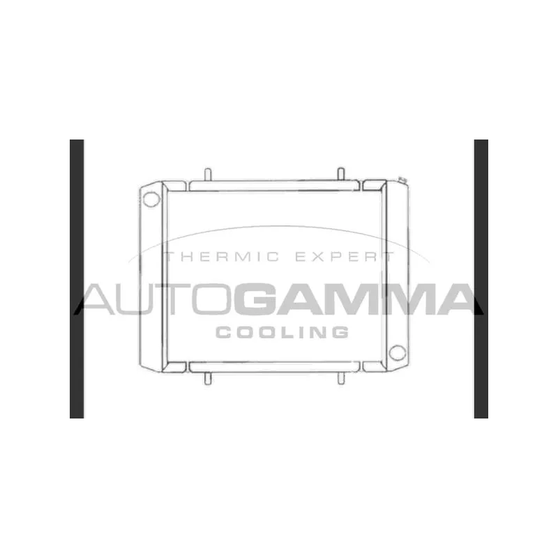Radiateur, refroidissement du moteur AUTOGAMMA 104049