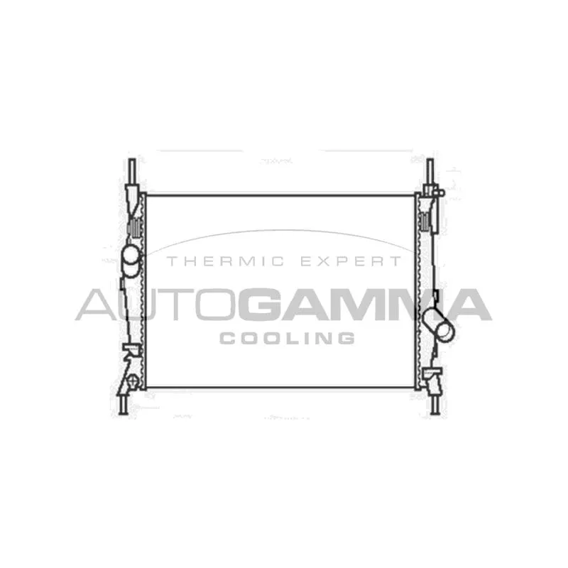 Radiateur, refroidissement du moteur AUTOGAMMA 104055