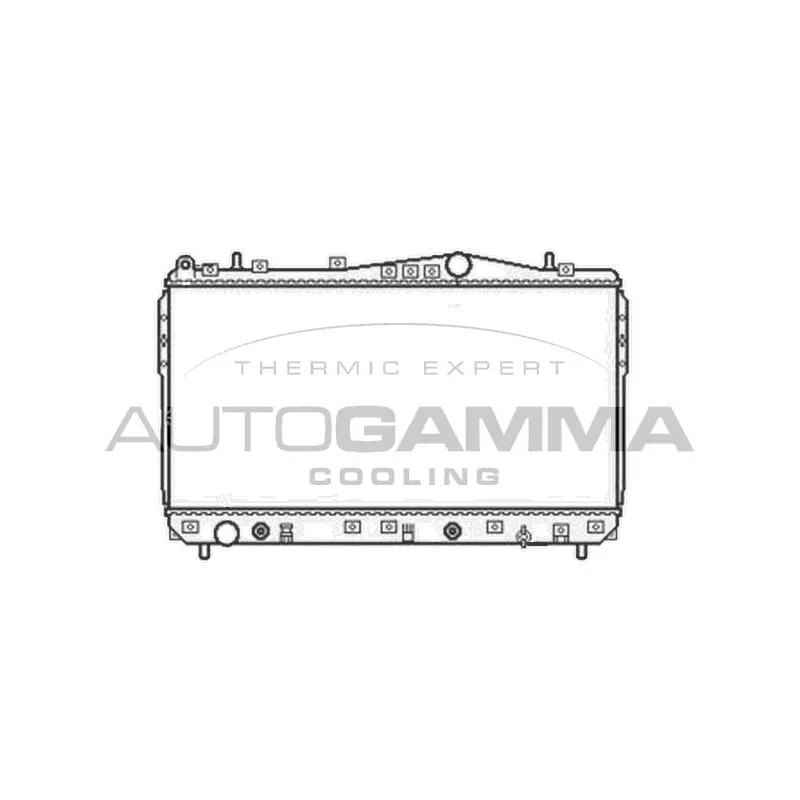 Radiateur, refroidissement du moteur AUTOGAMMA 104056