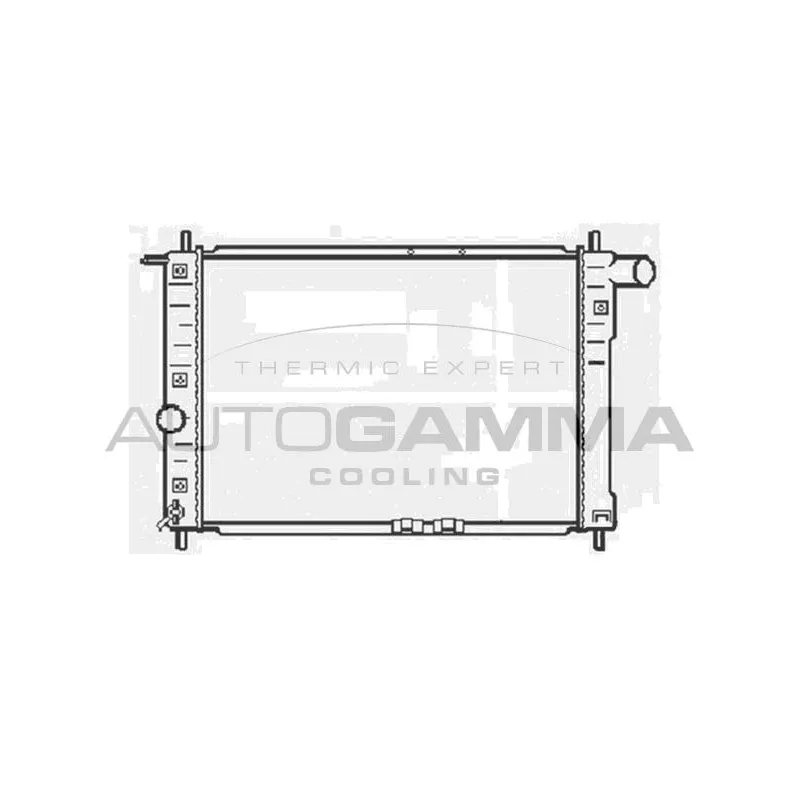 Radiateur, refroidissement du moteur AUTOGAMMA 104059