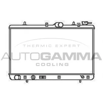 Radiateur, refroidissement du moteur AUTOGAMMA 104061